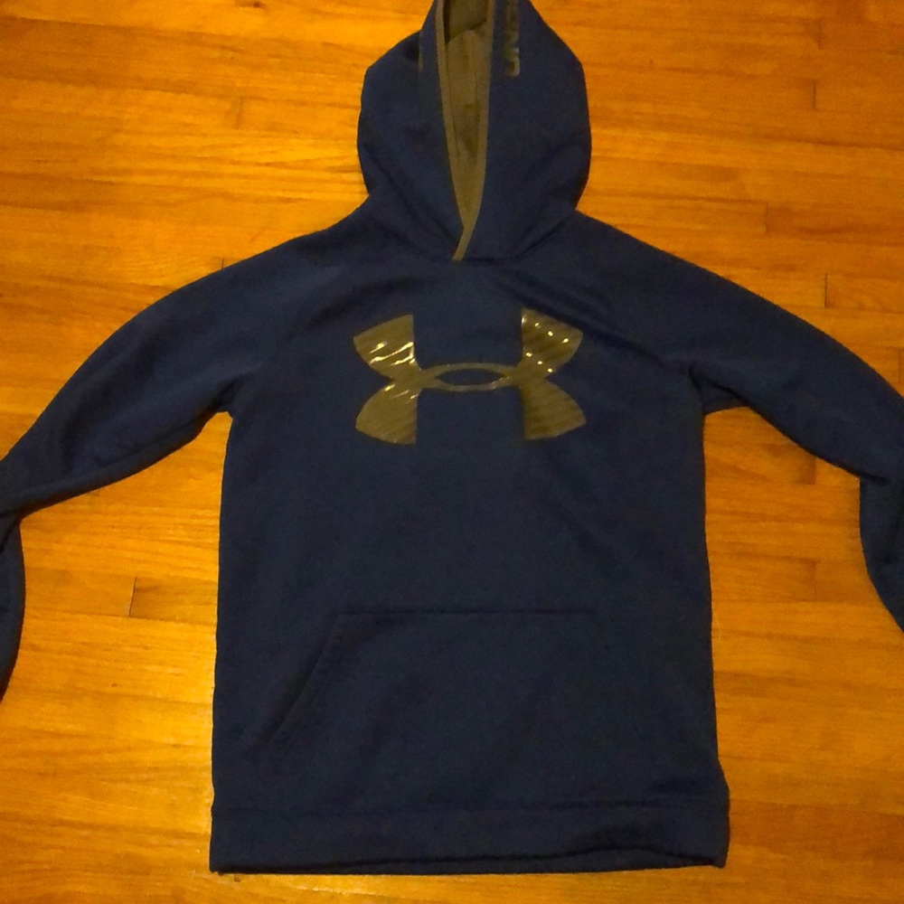 Royal blue under armor hoodie (youth XL)